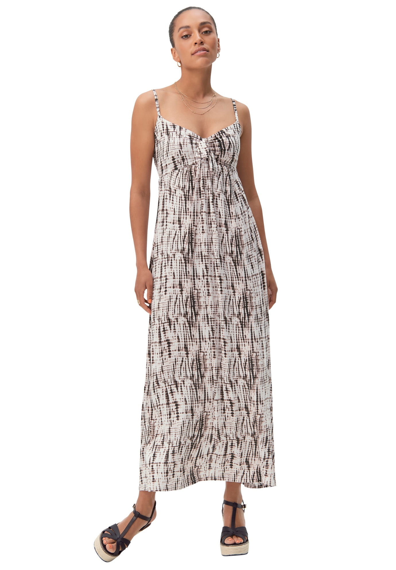 plus size knit maxi dress