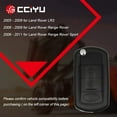 thumbnail image 2 of CCIYU 2 X Flip Key Fob Uncut Blade (SHELL CASE) 3 Buttons Replacement for 2005-2011 for Land Range Rover Range Rover Sport /LR3/Range Rover with FCC: NT8-15K6014CFF -TXA YWX000071NT8-15K6014CFFâ€‹TXA, 2 of 7