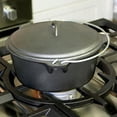 thumbnail image 2 of Cajun Classic 16-Quart Seasoned Cast Iron Dutch Oven, 2 of 2