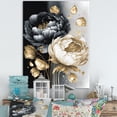 thumbnail image 2 of Designart Black And White Watercolor Roses IV Canvas Wall Art, 2 of 5