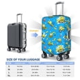 thumbnail image 6 of Disketp Cute Car Cartoon Elastic Travel Luggage Cover Travel Suitcase Protective Cover For Trunk Case Apply To 18''-32'' Suitcase Cover (Luggage not included)-Small, 6 of 9