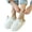 Brown, variant on Gsakboxl Womens Socks Women Cute Coral Fleece Mid Calf Socks Winter Thermal Soft Indoor Sleeping Home Stockings Black