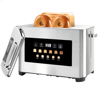 Elite Cuisine 2-Slice Toasters Stainless Steel with Digital - Walmart.com