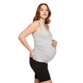 thumbnail image 4 of Paisley Sky Maternity Snap Henley Tank, 4 of 6