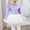 Purple#1, variant on SERTG Girls Long Sleeve V-Neck Skirt Solid Color Practice Wear Dress Kids Dance Gymnastics Outfit Skirts(Light Blue#1,11 Years)