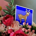 thumbnail image 3 of 3drose, Cute Red Nosed Reindeer, 6 Greeting Cards with Envelopes, 3 of 7