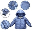 thumbnail image 4 of Esaierr Boys Girls Winter Down cotton jacket Coats for Toddler Baby 9M-7Y Winter down Outerwear Kids Thickened Warm Hooded Down Jacket, 4 of 6