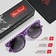 thumbnail image 4 of Gafas de sol Retro Rewind vintage con lunares para mujer, 4 of 6