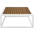 thumbnail image 3 of Modway EEI-3321-WHI-NAV-SET Ensemble de Canapé Sectionnel d'Extérieur en Aluminium pour Patio, 5 Pcs, Blanc Marine, 3 of 9