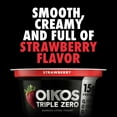 Oikos Triple Zero 15g Protein, Nonfat Strawberry Greek Yogurt Cup, 5.3