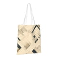 thumbnail image 3 of Canvas Bag Tote Bag Shopping Bag 16×15in Can Be Carried By Hand And Can Be Used For Daily Travel Such As Shopping And Going To Work Darkorchid Geometric Lines Hand-Drawn Sketch_4, 3 of 8