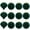 Green, variant on Miluhome Flocking Green Christmas Balls, 12pcs Xmas Tree Ball Ornaments set Luxury Shatterproof Hanging Decorations 3.15''