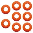 thumbnail image 4 of S SERENABLE 8 Pieces Kayak Paddle Drip Rings PVC Guards for Canoe Boating Rafting Orange, 4 of 9