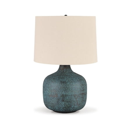 Signature Design by Ashley Casual Malthace Table Lamp Patina