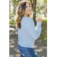 thumbnail image 2 of ABPHQTO Sudadera de mujer en mezcla de algodón de rizo francés azul cielo, 2 of 5