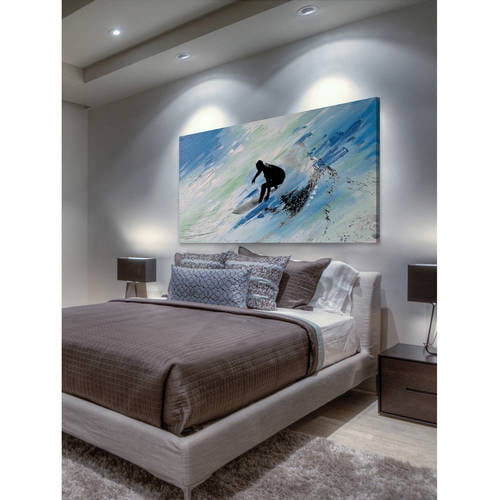 "Downhill Swish" Painting Print on Wrapped Canvas