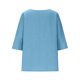 thumbnail image 5 of Tops de Manga Corta para las Mujeres Camiseta de Cuello Redondo de Color Sólido, 5 of 6