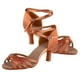 thumbnail image 2 of Zapatos Latinos Suaves Y Cómodos Para Mujer, Zapato Cha Cha De Baile A La Moda Con Tela De Satén Importada Y Cuero Antideslizante De Alta, 2 of 7