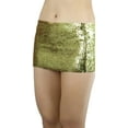 thumbnail image 7 of ToBeInStyle Women's Sequined Mini Skirt - Gold, 7 of 7