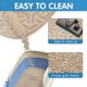 thumbnail image 4 of Alfombra para Arena de Gato UPSKY Grande Impermeable 89x60 cm Beige, 4 of 7
