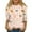 Light pink4, variant on YOUYEDIAN Kids Girls 3/4 Sleeve Shirts Size 6-7 Floral Graphic Top Crewneck T Shirt Casual Outfits Beige 6-7 Years