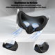 thumbnail image 3 of Compatible con Meta Quest 3S: soporte facial 3 en 1 con almohadilla de espuma de poliuretano y almohadilla nasal de silicona para accesorios de gafas de realidad virtual, 3 of 6