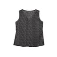 thumbnail image 4 of Women Summer Top Floral Loose V-Neck Sleeveless Wild Fashion Pullover Top, 4 of 5