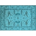 thumbnail image 1 of Ahgly Company Indoor Rectangle Oriental Light Blue Industrial Area Rugs, 7' x 10', 1 of 4