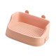 thumbnail image 4 of Caja de arena para ropa de cama de mascotas pequeñas, bandeja de jaula de mascotas, rectángulo rectangular, accesorio de jaula interior de rosa, 4 of 10
