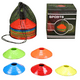 thumbnail image 1 of Paquete de 50 conos de disco de fútbol cono deportivo de entrenamiento con bolsa de transporte, 1 of 8