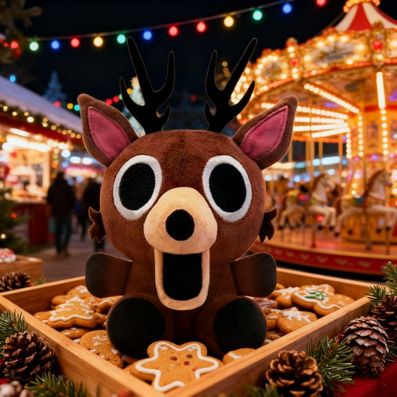 7.9'' 99 Nights In the Forest Deer Plush Doll – Ultra-Soft Stuffed Animal, Game-Inspired Winter Collectible for Kids & Collectors