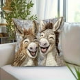 thumbnail image 3 of Decorative Throw Pillow Cover Soft Short Plush Cushion Case with Embroidery for Sofa Living Room Bedroom Home Decor(Gray-G), 3 of 6