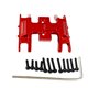 thumbnail image 1 of Vogacara Soporte de caja de cambios RC GOFFLOW para 1:24 AXIAL SCX24 modelo rojo, 1 of 6
