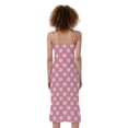 thumbnail image 2 of Chicken Love Emoji Pattern Print Slim Fit Midi Cami Dress, Farmer Gifts Fashion Summer Maxi Sexy Casual Dress For Women, 2 of 4