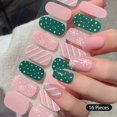 thumbnail image 1 of DIY pegatinas para uñas sin hornear, flores frescas de Color sólido de larga duración en verano, tiras para uñas, parche deslizante, calcomanía de cubierta completa, 1 of 7