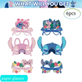 thumbnail image 5 of Decoración de cumpleaños de Disney Lilo Stitch, pegatinas de Stitch, vajilla desechable, mantel, plato, globo, baby shower, suministros para fiestas infantiles, 5 of 5