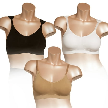 Dream By Genie Bra, Comfortable Bra with Breathable Fabric, Large, As Seen on