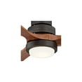 thumbnail image 4 of 52" Casa Vieja Delta-Wing DC Modern Indoor Outdoor Ceiling Fan with LED Light Oil Rubbed Bronze Solid Wood Damp Rated for Patio Exterior House Home, 4 of 9