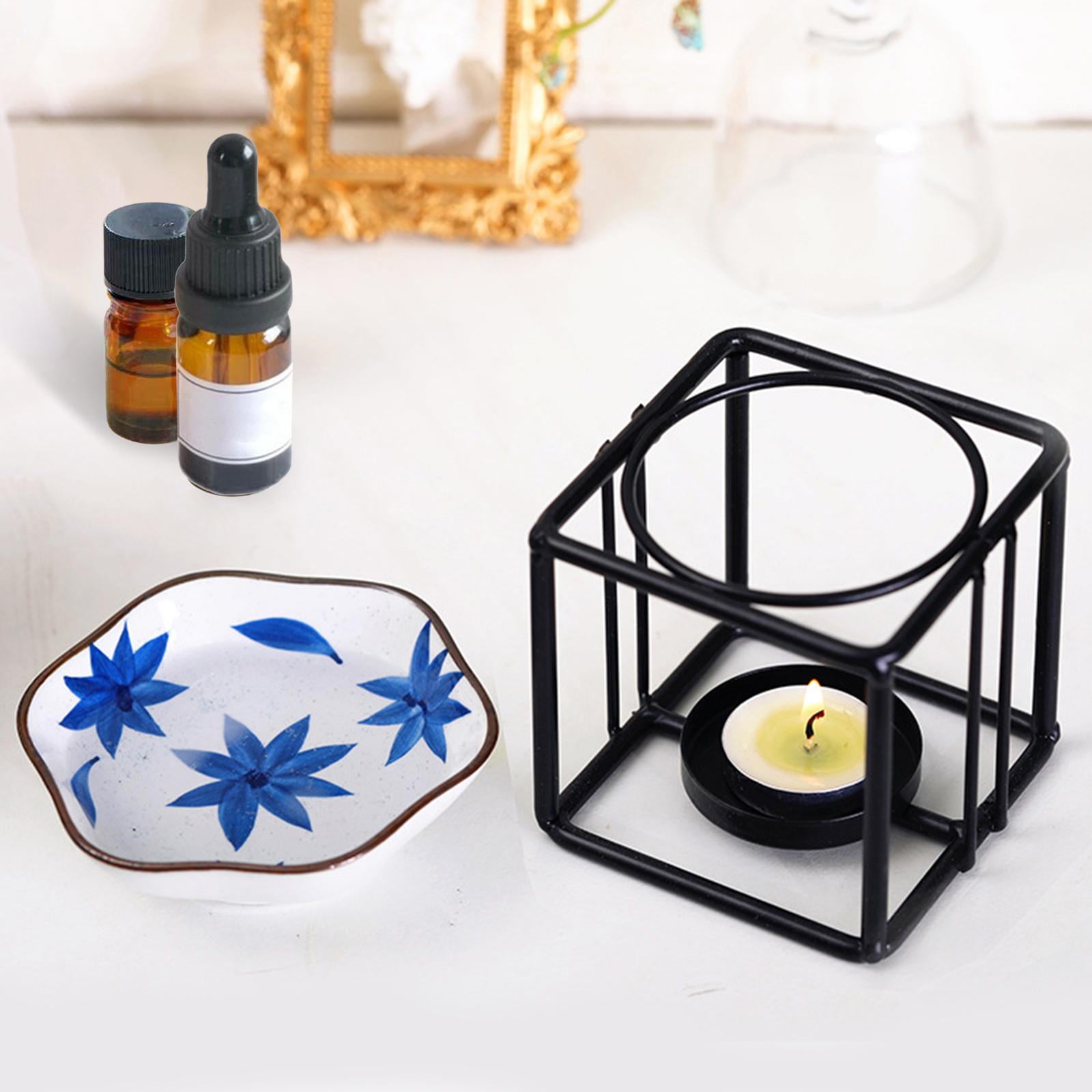 WLPZXP Tealight Candle Holder Oil Burner, Essential Oil Incense Aroma Diffuser Furnace A