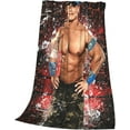 thumbnail image 4 of John Wrestler Cena Throw Blanket Comfortable Air Conditioner Blanket Twin Size Blankets for All Seasons Funny Blankets for Chair for Camping 60"x50", 4 of 7