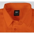 thumbnail image 7 of Bestman Solid Shirt For Mens Long Sleeves With Cuff Patch Pocket Shirt Cotton Office Wear, 7 of 7