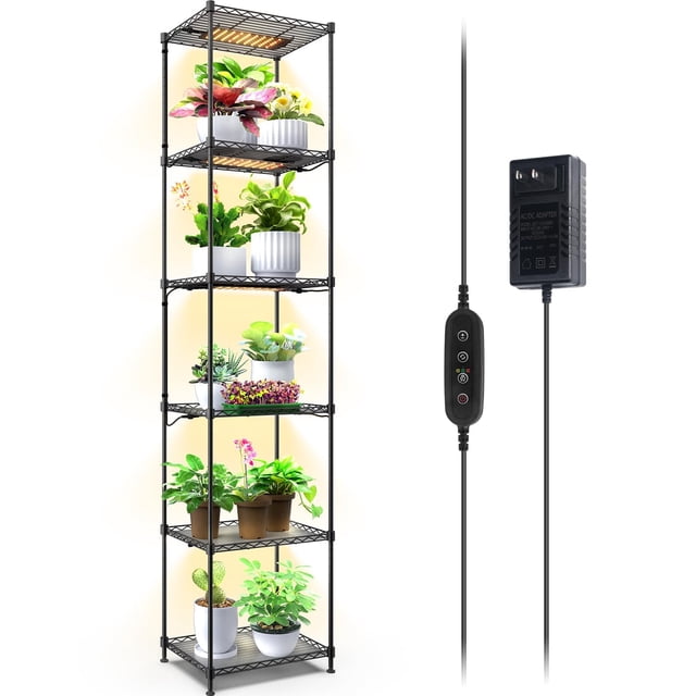 Soporte para Plantas con Luces de Crecimiento Barrina CX83 de 6 Niveles 70.9 cm