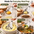 5 in 1 Stainless Steel Cooking Spoon, Multi Function Kitchen Utensil ...