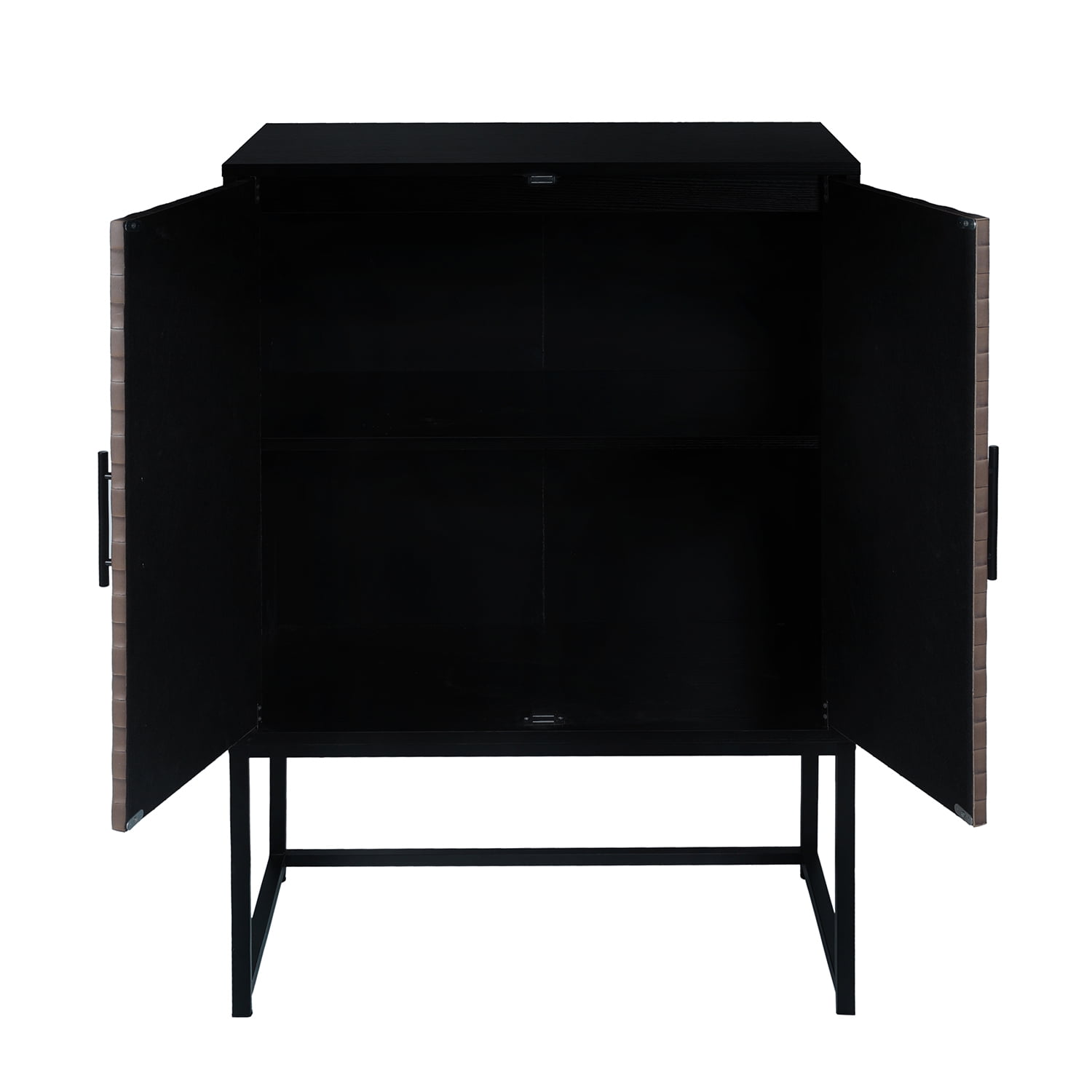 Kadyn Kitchen Storage Cabinet, Sideboard Buffet Cabinet with 2 Door, Floor Storage Cabinet for Kitchen, Black Brown Kadyn Kitchen Storage Cabinet, Sideboard Buffet Cabinet with 2 Door, Floor Storage Cabinet for Kitchen, Black Brown