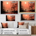 thumbnail image 4 of Designart "Industrial Landscape With Pollution" Factories Floater Framed Wall Art Prints, 4 of 5