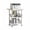 white, variant on 3-Tier Printer Stand, Industrial Mobile Printer Table with Storage Shelves, Heavy Duty Rolling Printer Cart on Wheels with Lockable Casters, Anti-Fall Guardrail, Waterproof Board, for Home Office