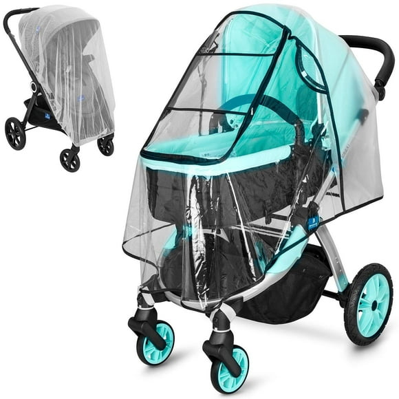Waterproof stroller cover multifunction Baby car Mosquito Net,with air holes,See-through window