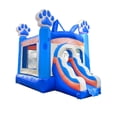 thumbnail image 3 of Pogo Bounce House Crossover Bounce House with Slide, Blue Puppy Dog, 3 of 7