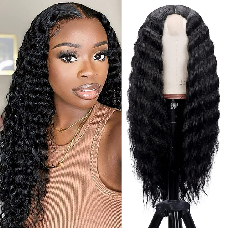 Loose curl synthetic wig discount