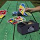 thumbnail image 4 of Card Shuffler Máquina mezcladora electrónica para barajar naipes Mezclador con batería para póquer, etc. Clasificador de tarjetas con botón pulsador, negro, 4 of 5